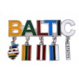 Magnetas užrašas Baltic su vėliavėlėmis